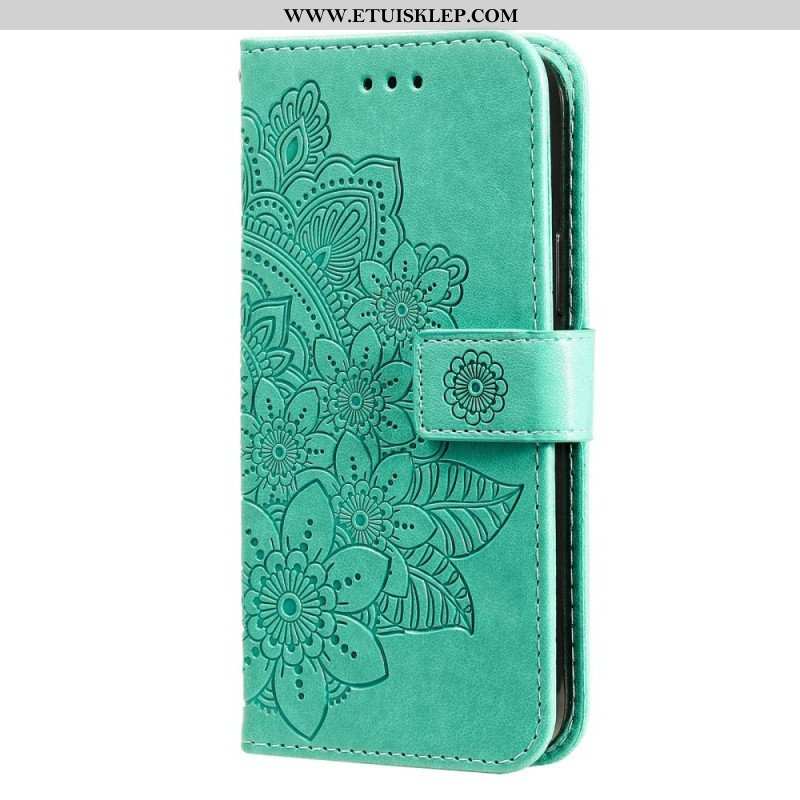 Etui Folio do Poco X4 Pro 5G z Łańcuch Paskowata Mandala